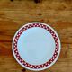 Set of 5 Arcopal Polka dessert plates
