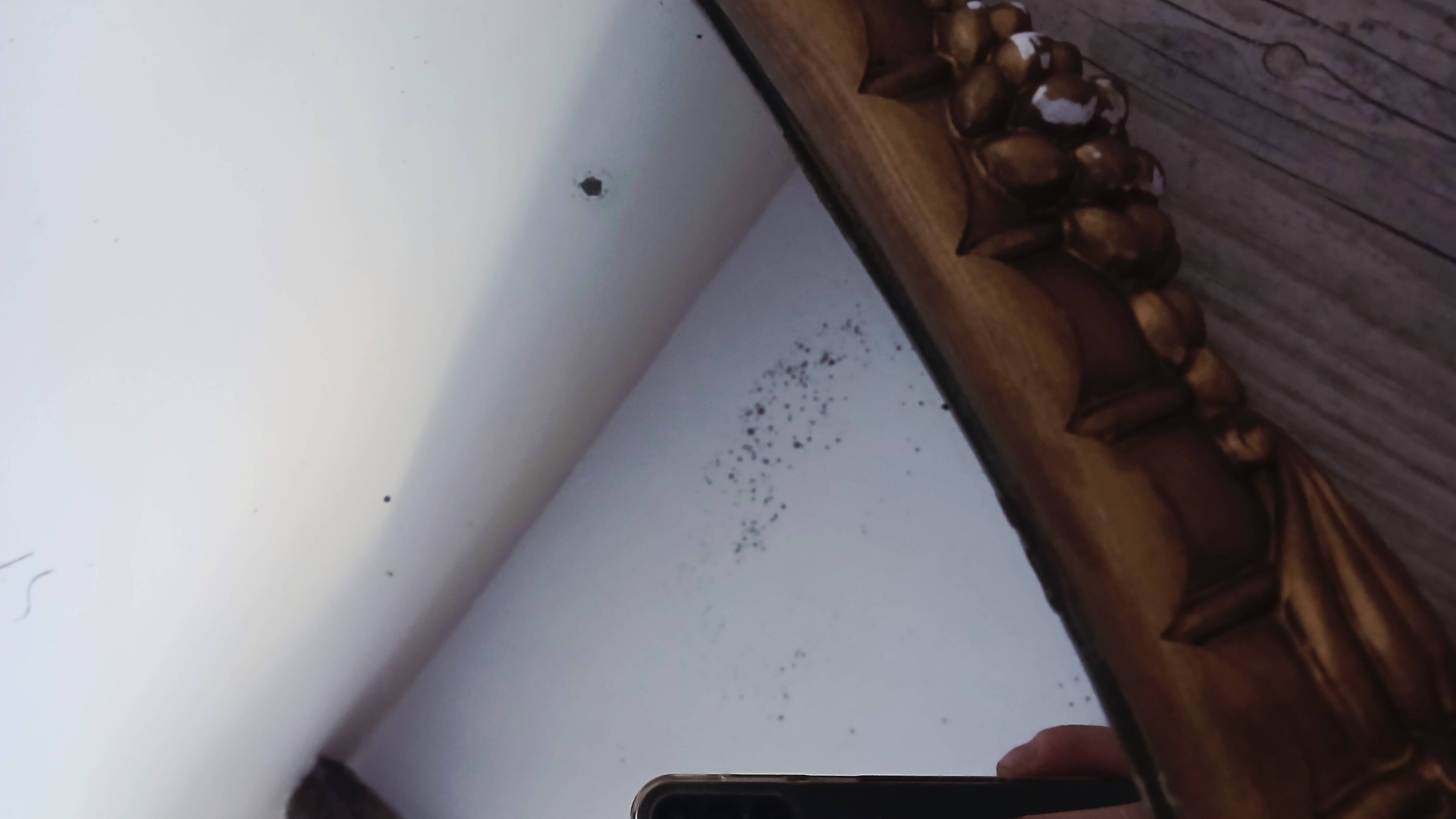 Art Deco oval mirror