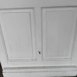 Old Vintage Wooden Glass Door