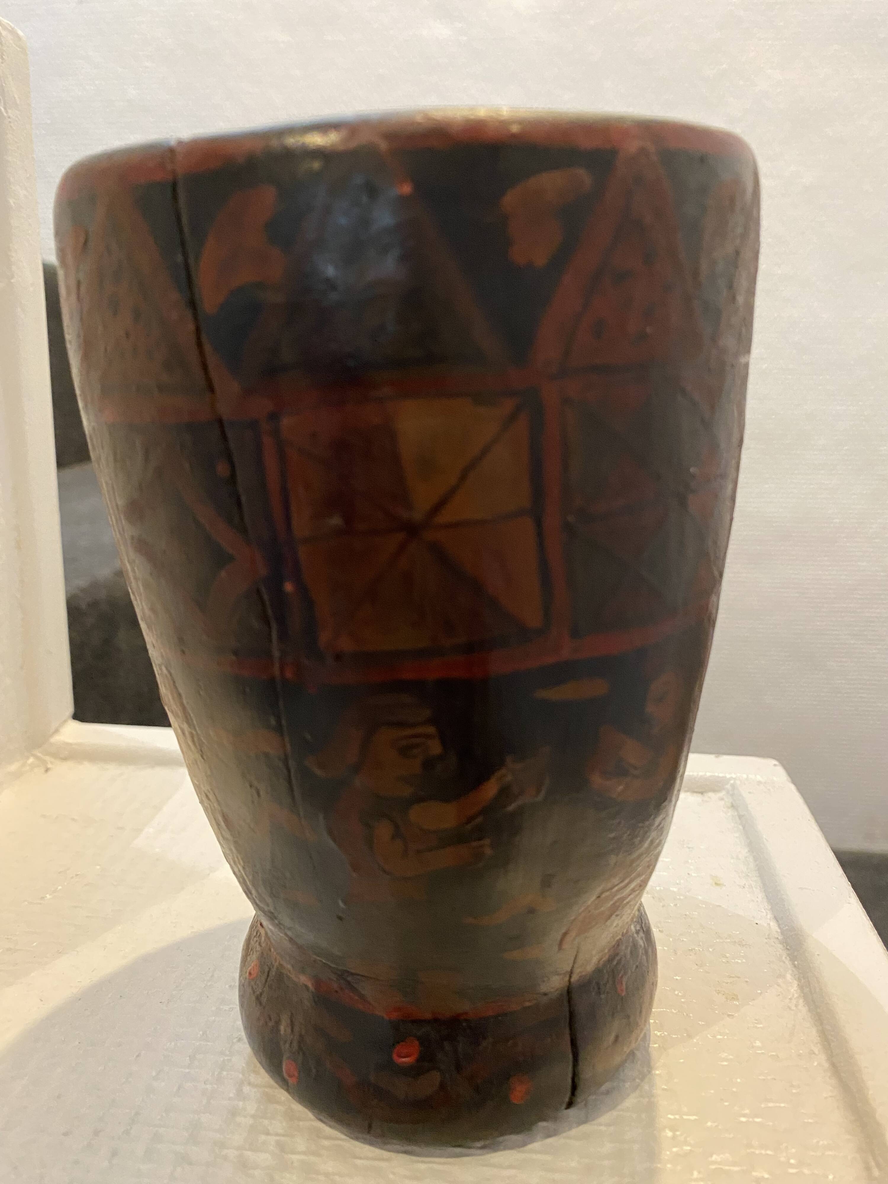 Authentic Kero vase from the colonial era.