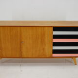1960s Jiri Jiroutek Oak Sideboard, Czechoslovakia