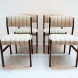 4 Scandinavian chairs in solid rosewood