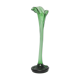 Green soliflore vase