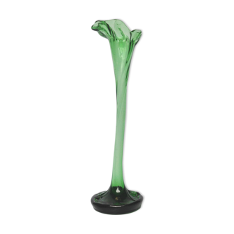 Green soliflore vase