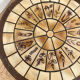 Table basse herbiers vintage