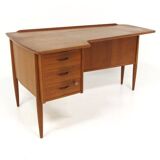 Scandinavian teak desk, Göran Strand, Lelångs Möbelfabrik, Sweden, 1950