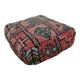 Handmade Berber pouf in wool 60 X 60 X 20 CM