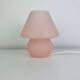 Mushroom lamp in pink Murano glass, vintage