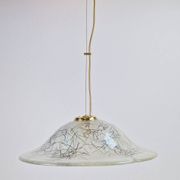 Vintage Murano Glass Pendant Lights from Kaiser-Leuchten, 1960s, Set of 2