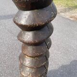 Press screw column