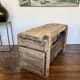 Raw wood workbench