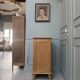 Petite commode vintage en chêne (restaurée)