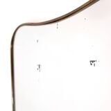 Large Italian mirror from the 50s, 71x57 cm.