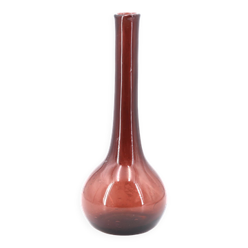 Bubble glass vase from Biot, wine glass, 1970s