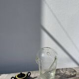 Murano transparent glass vase