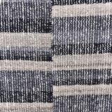 Tapis Kilim bleu marine et beige