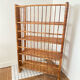 70's foldable bamboo shelf