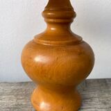 Lampe en bois tourné