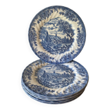 6 Churchill dinner plates