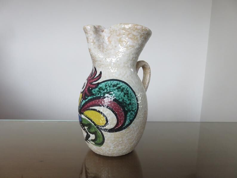 Ceramic pitcher stylized 50 60 years