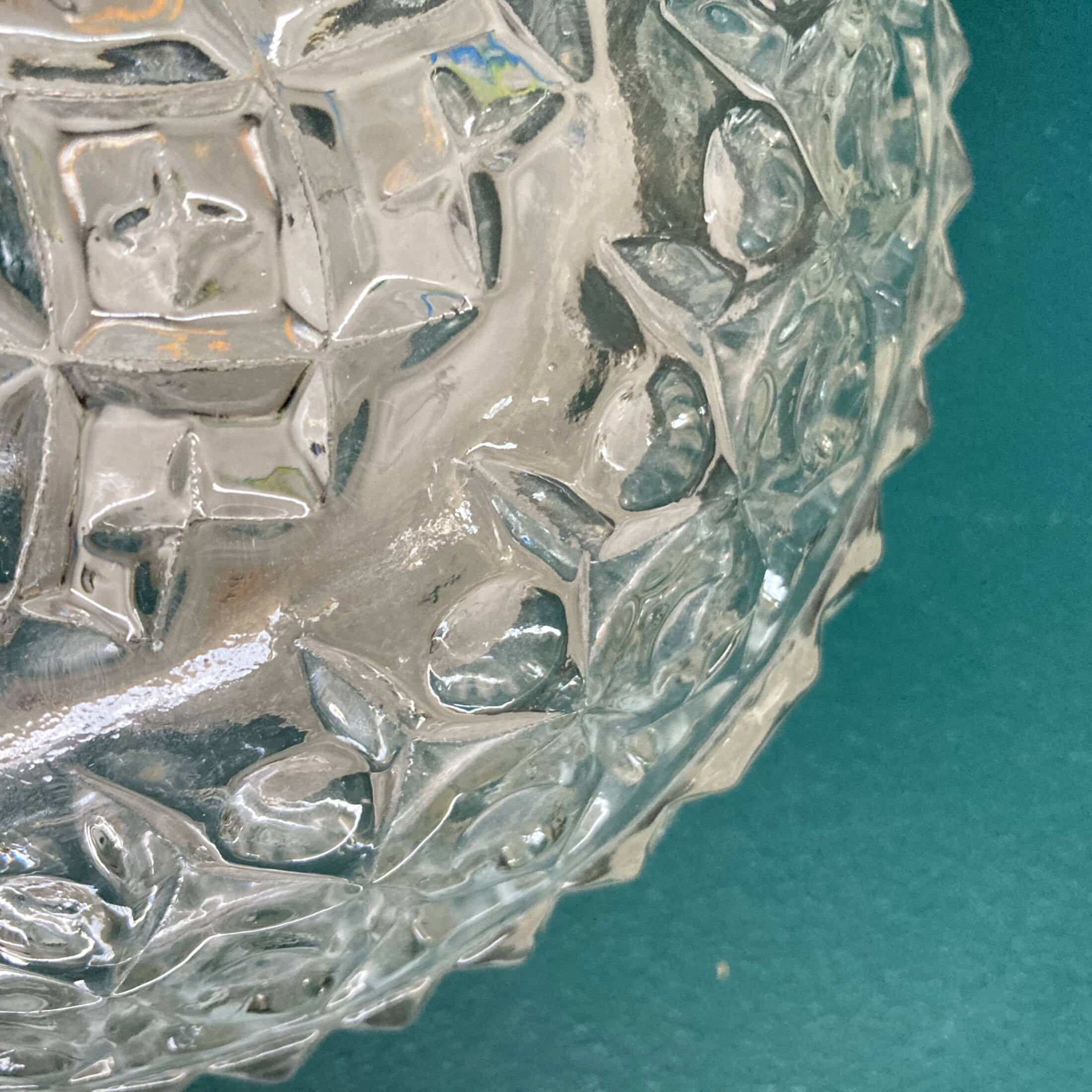 Small 1/2 spherical wall light or minimalist ceiling light from the 70s/80s old light fixture