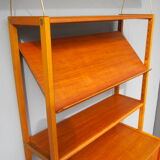 Scandinavian teak library by Bertil Fridhagen for Bodafors