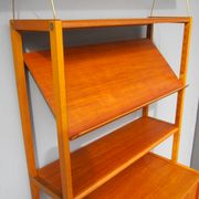 Scandinavian teak library by Bertil Fridhagen for Bodafors