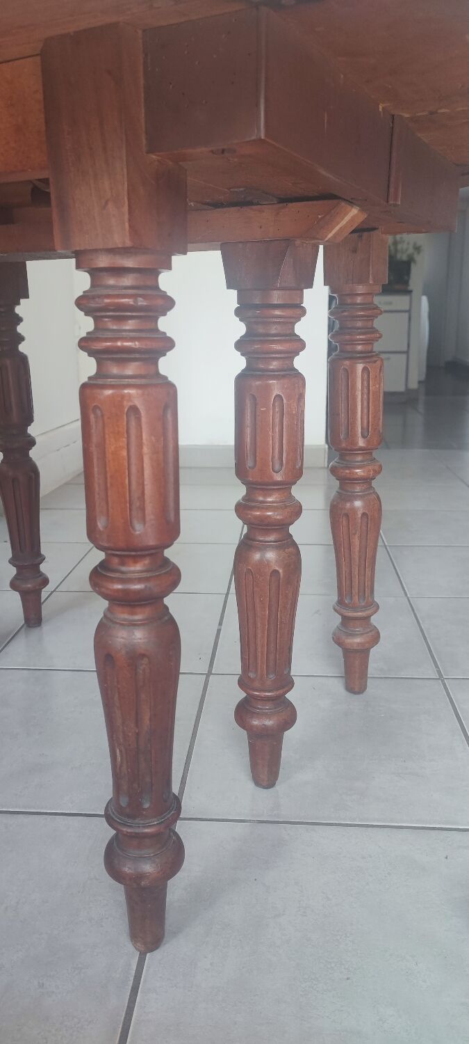 Walnut campaign table