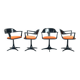 Chaises de salle à manger Konrad Schaefer de style futuriste pour Emu, années 1960