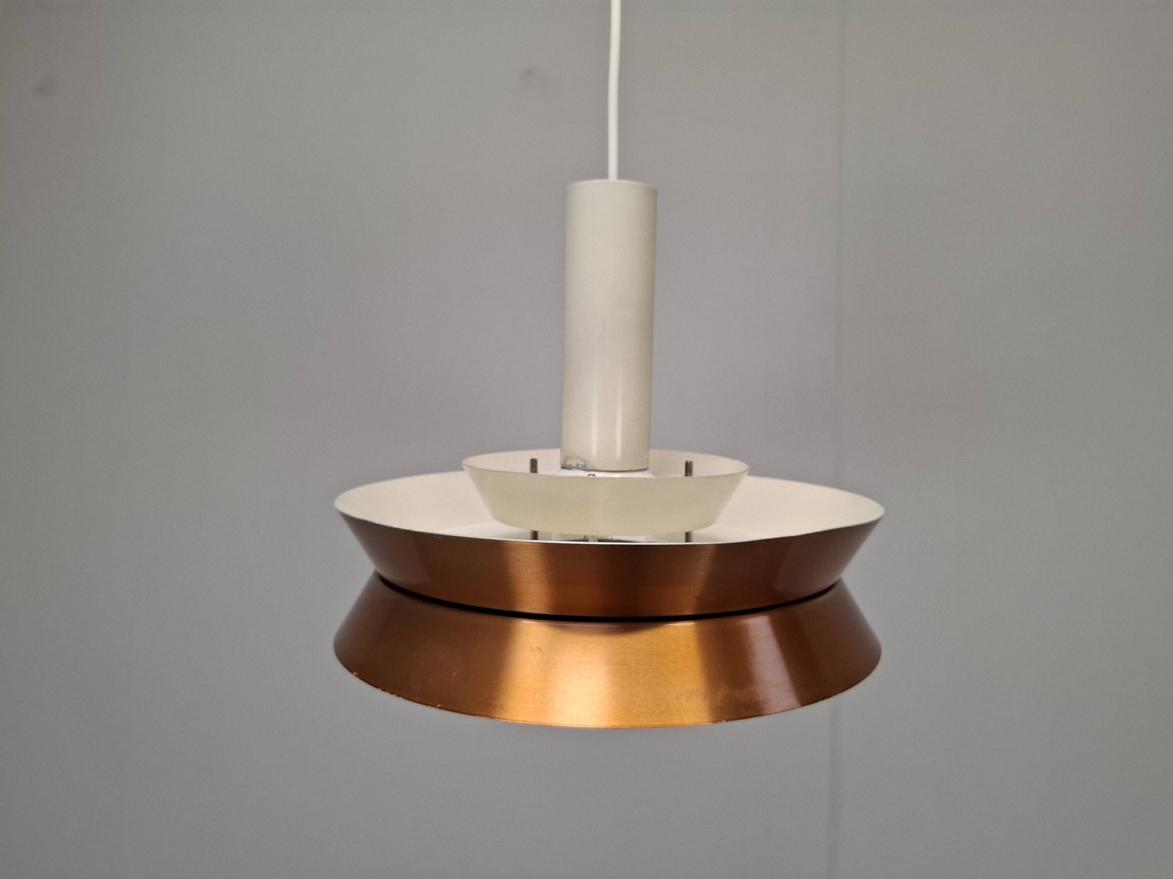 Vintage Danish Brass Pendant Light by Carl Thore for Granhaga, 1960s