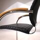 Chaise de salle à manger/conférence en cuir Thonet S74 par Josef Gorica, 1990