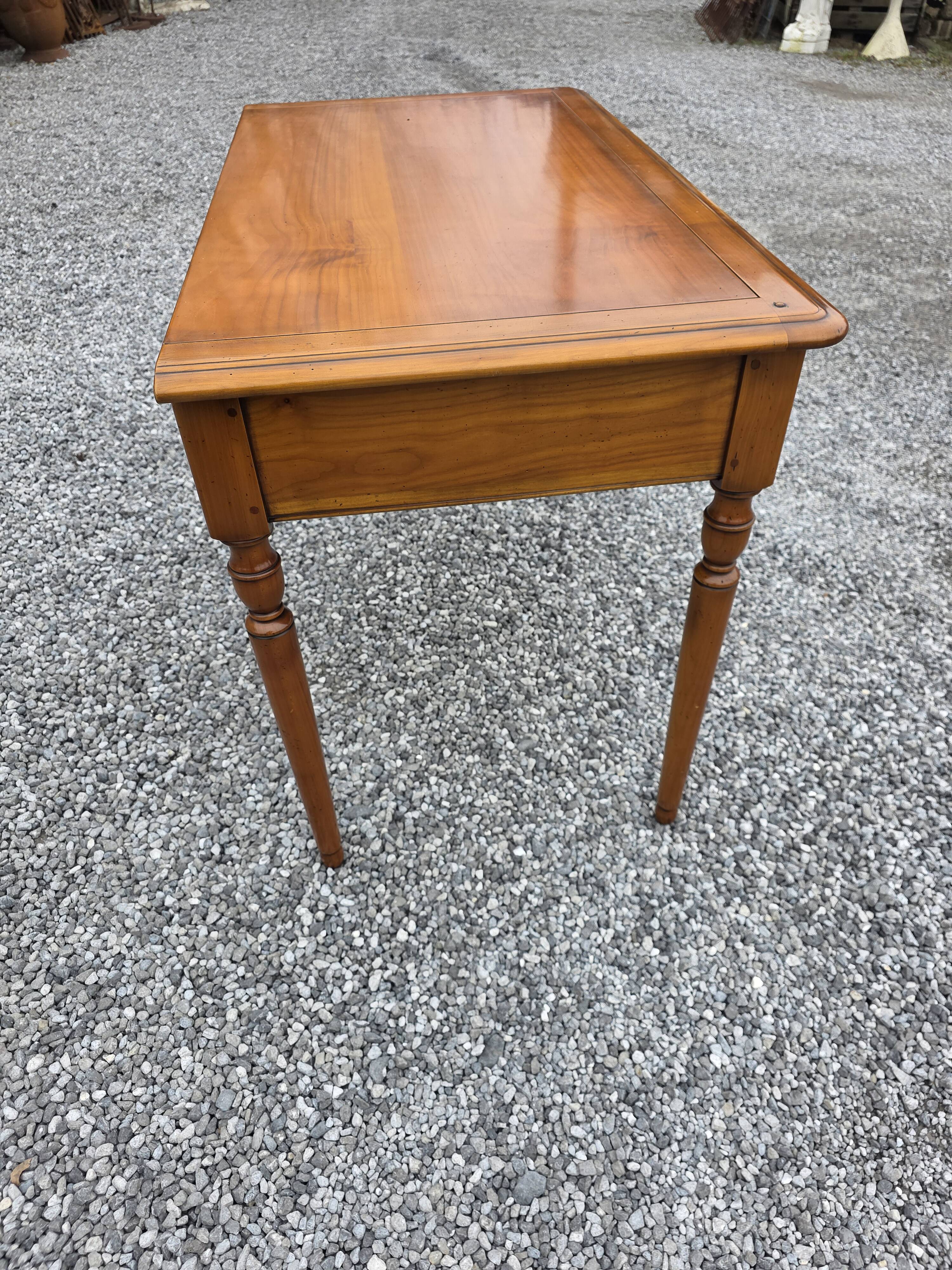 Mid-20th century solid cherry wood desk