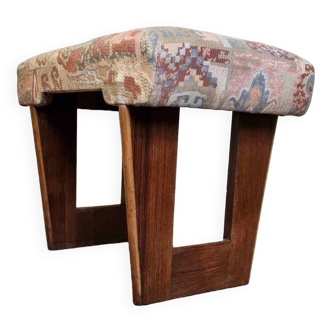 Tabouret de piano en chêne dans le goût de michel dufet (1888-1985)