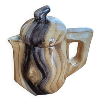 Ceramic coffee pot in the style of Grand Jean Jourdan
