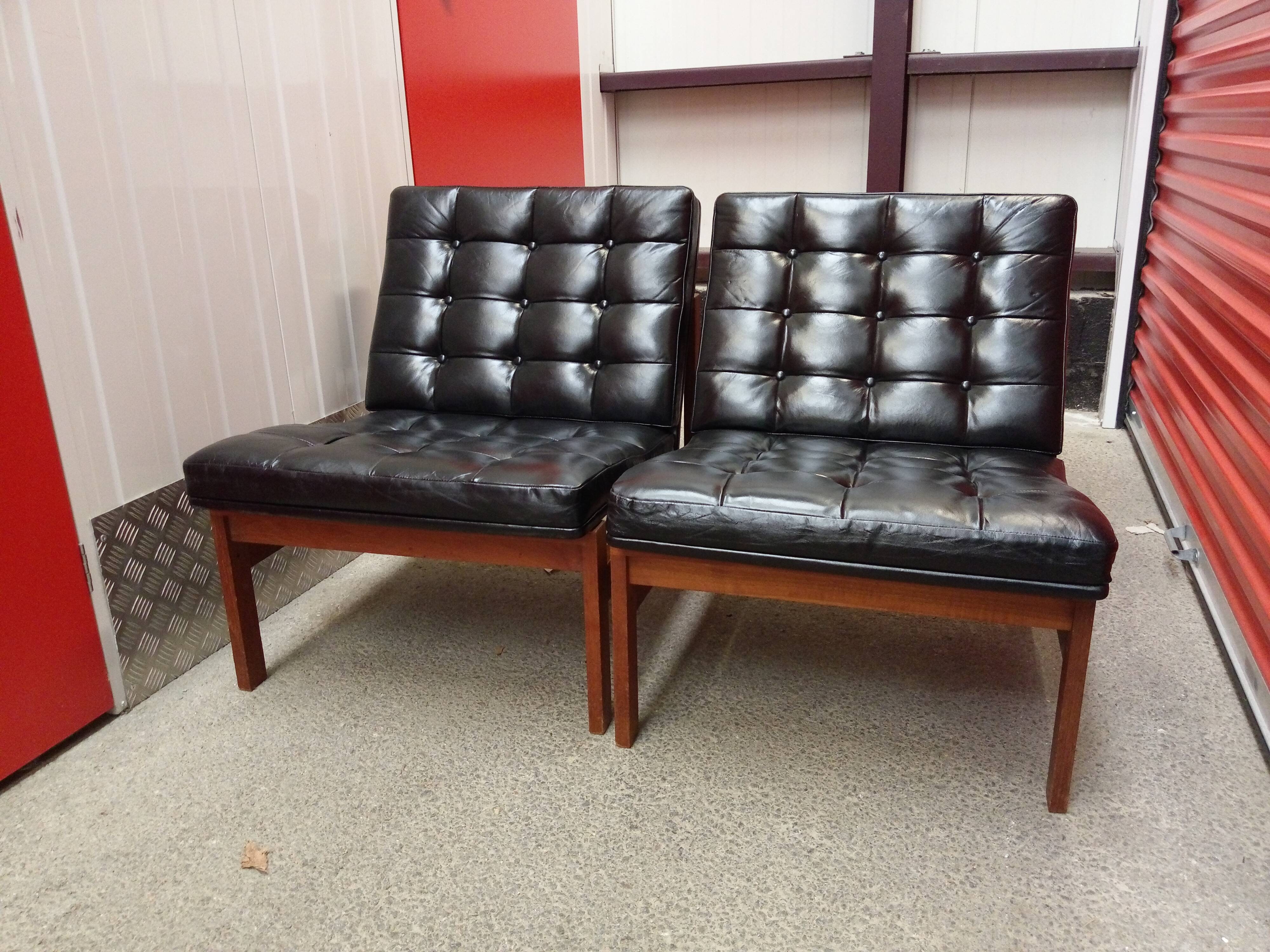 Pair of Scandinavian armchairs