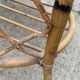 Porte manteau en rotin vintage 1970