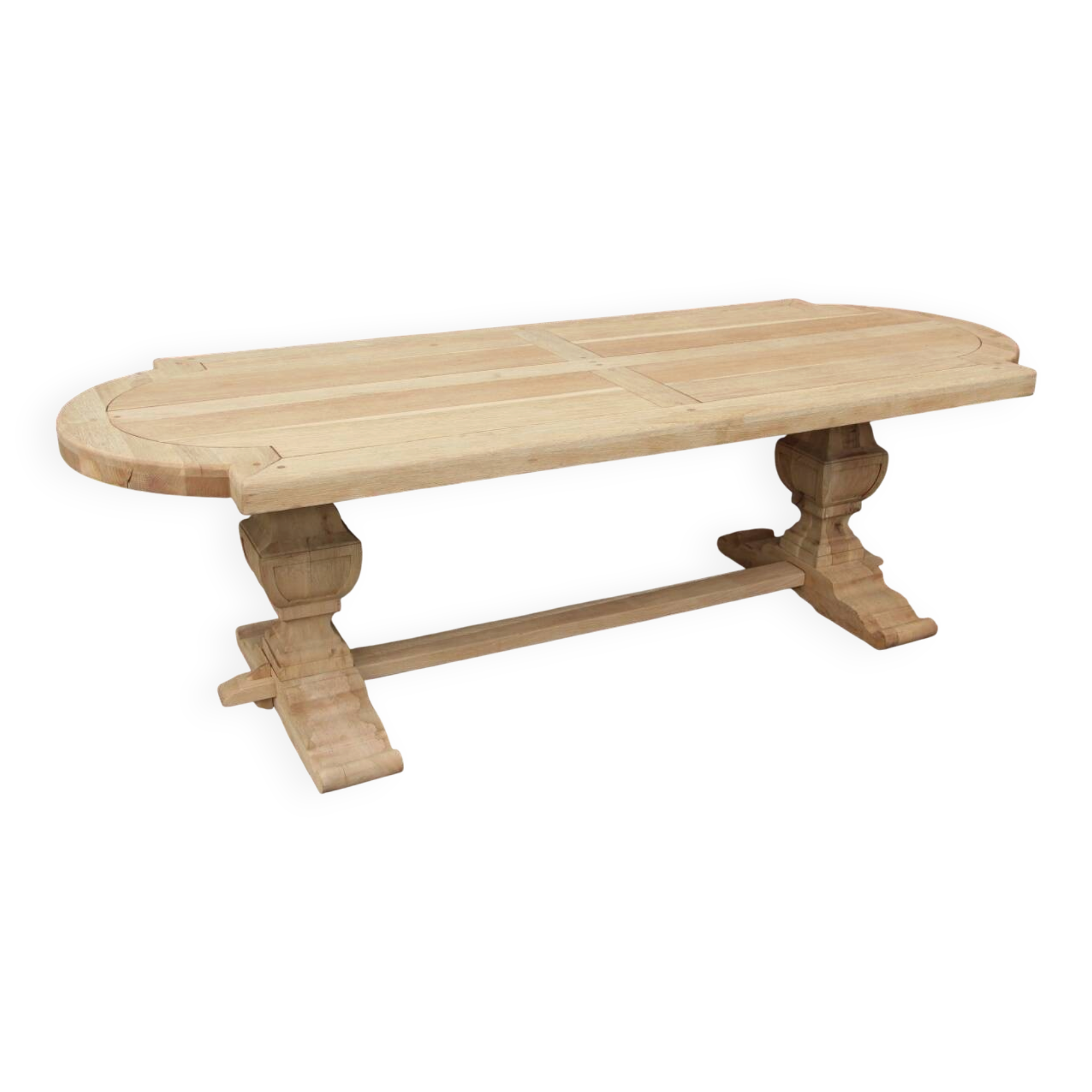 grande table monastère en chêne clair 250 cm de longueur