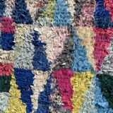 Modern carpet berber boucherouite