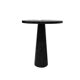 Mid Century Angelo Mangiarotti Pair of Eros Black Marble Side Tables Italy