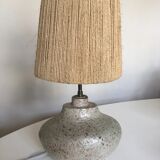 Lampe de grès Accolay 70 abat jour de corde