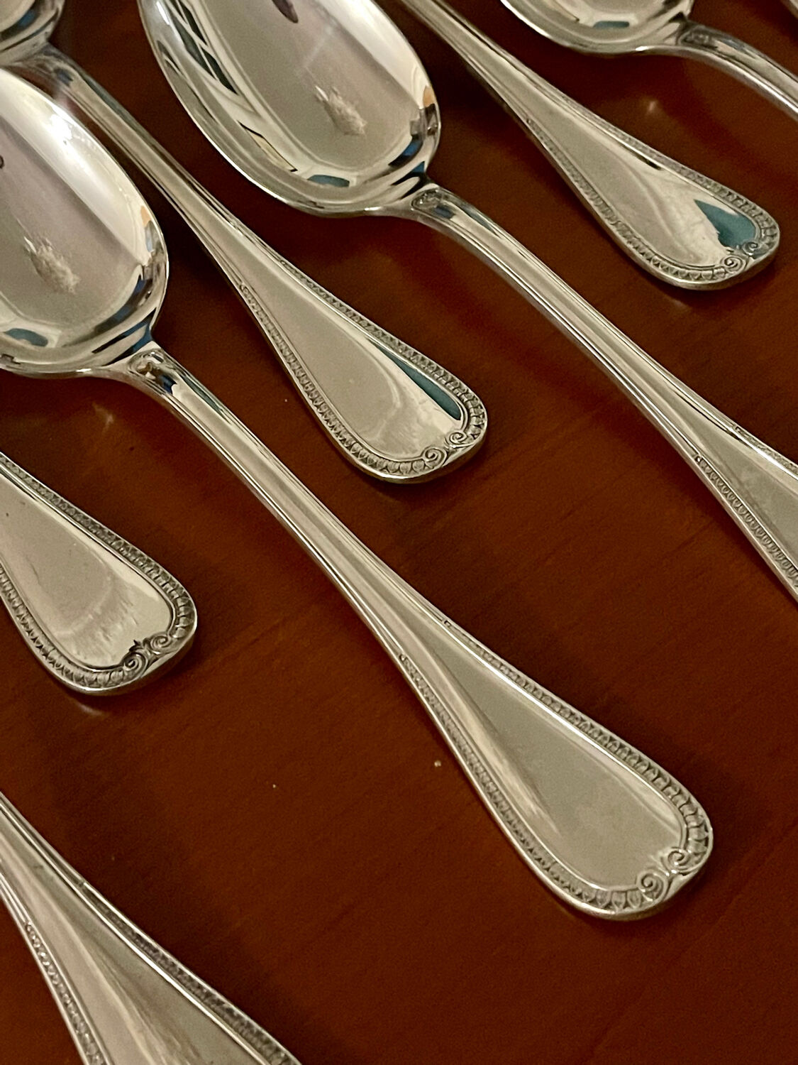 Christofle Malmaison cutlery 49pieces very good condition silver metal