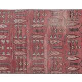 1970s Distressed Tree of Life Pattern Turkish Karapinar Rug 2'6'' x 6'7''