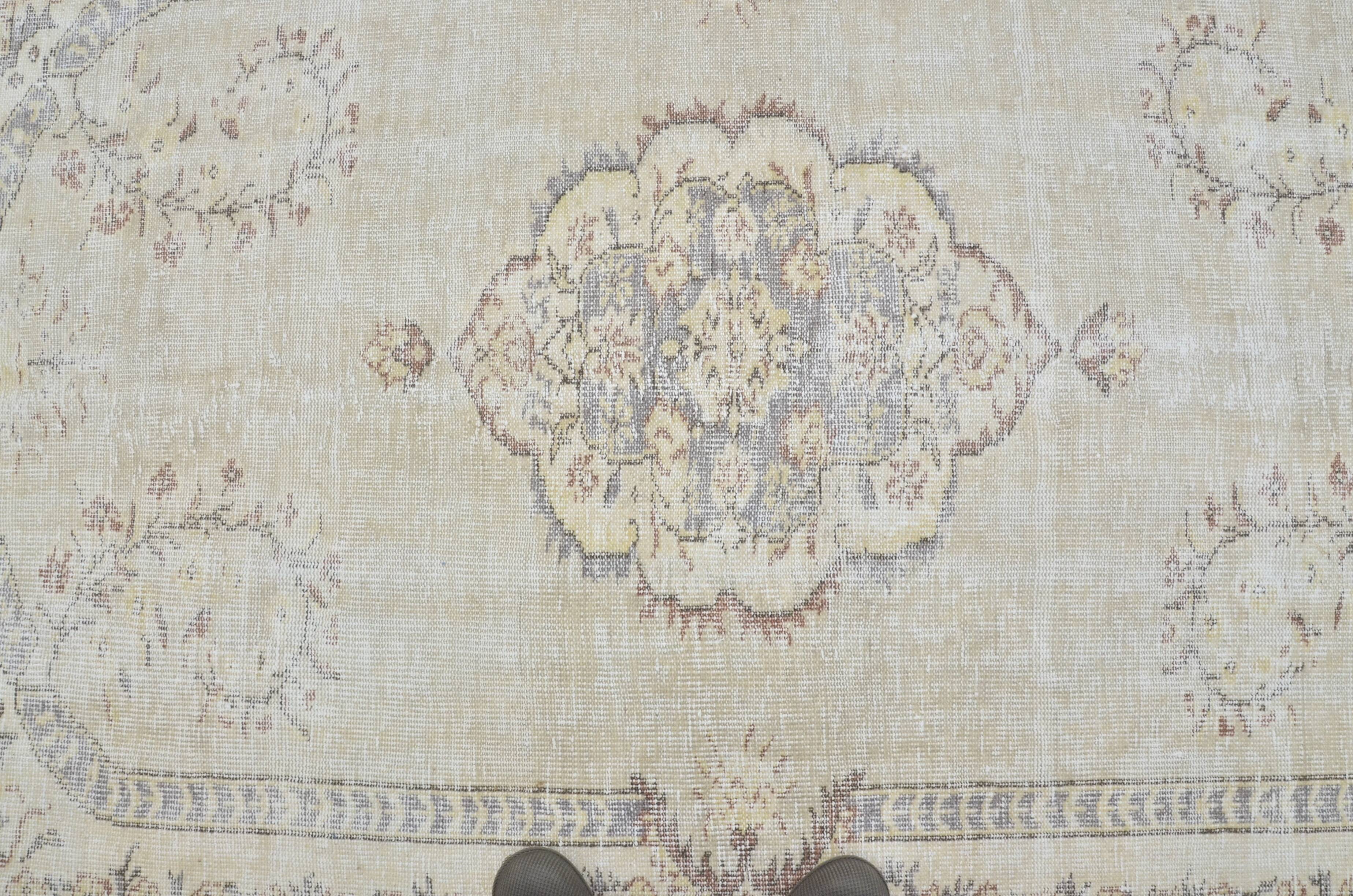 Oushak Handknotted Antique Floor Rug sku 3215