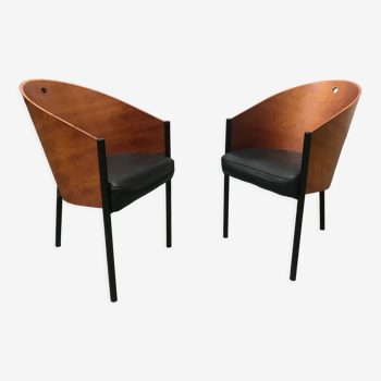 Pair of Costes Starck armchairs