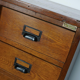 German apothecary cabinet in oak, mid-twentieth century