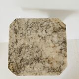 1940s Carrara marble pedestal