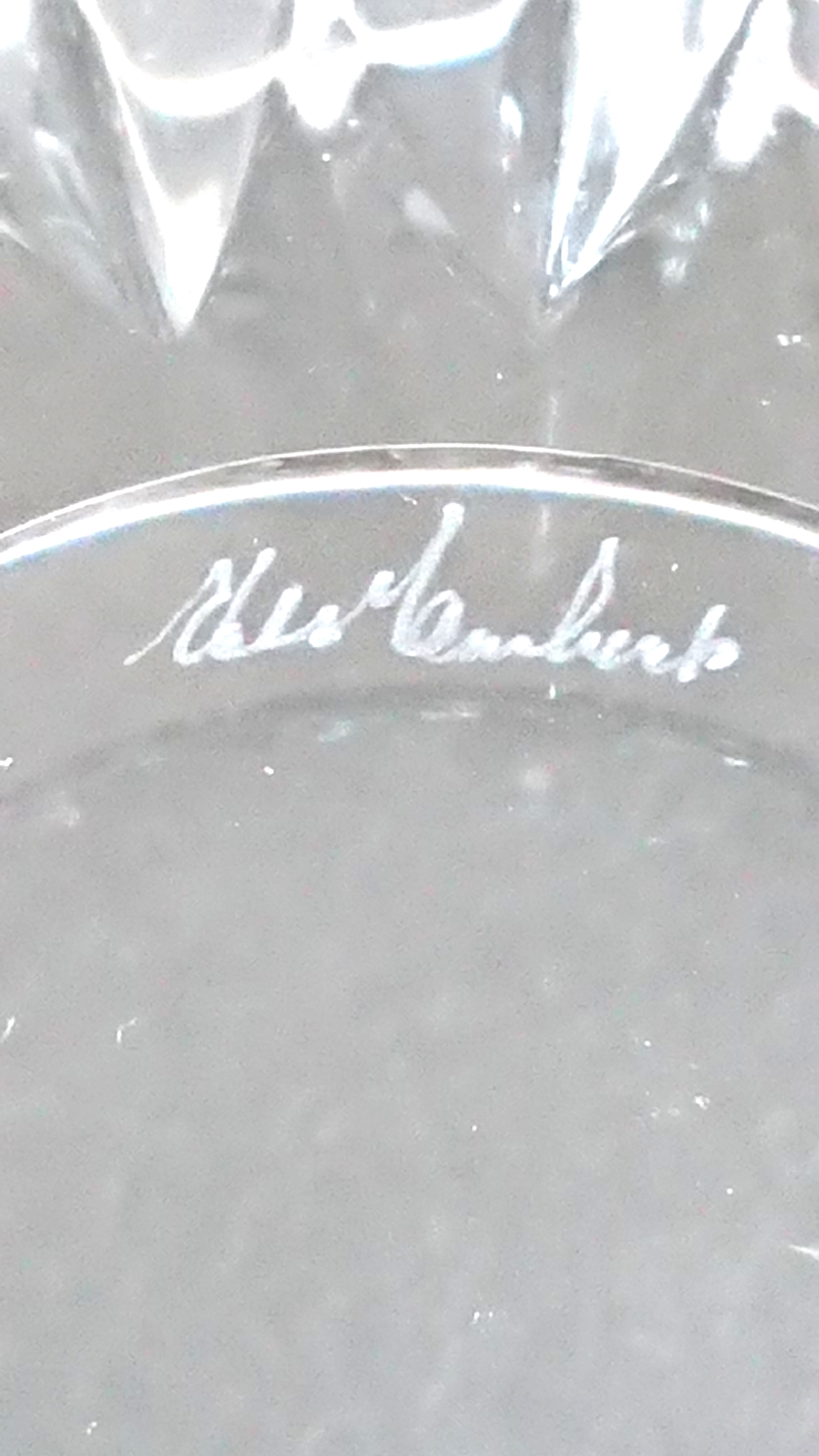 Saladier and its 7 crystal ramekins - Nuremberg Cristallerie