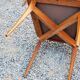 Set of 6 vintage Scandinavian style chairs from the 50s