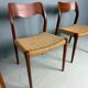 Set of 4 teak Niels O. Møller dining chairs - Model 71, Denmark