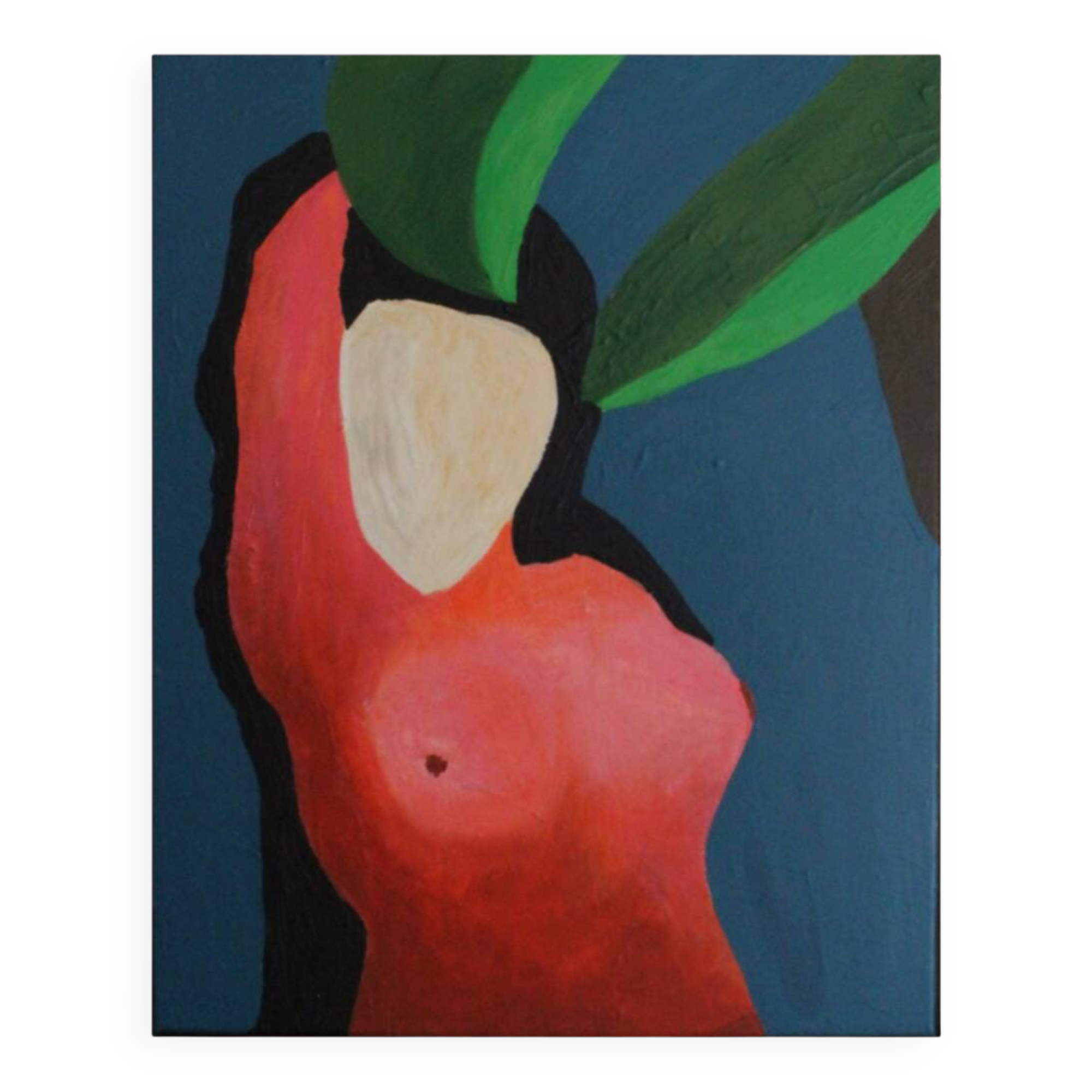 Peinture originale "femme sous un palmier" par Bodasca